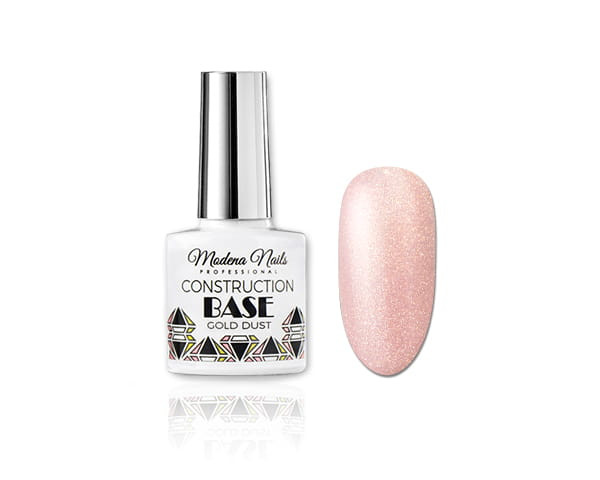 Base Construction GOLD DUST - BASE Gel - 7,3 ml - MODENA NAILS ...